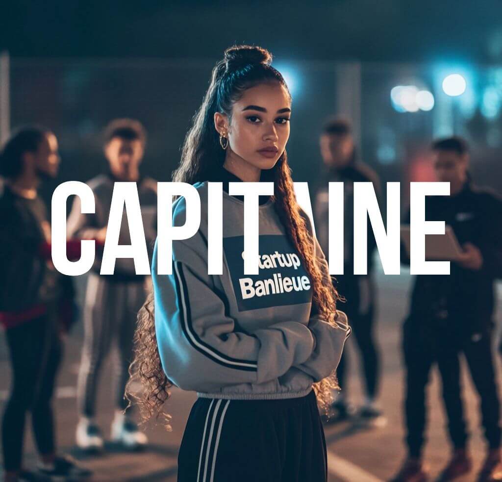 Fondateur capitaine présentant son projet à La Ligue Startup Banlieue