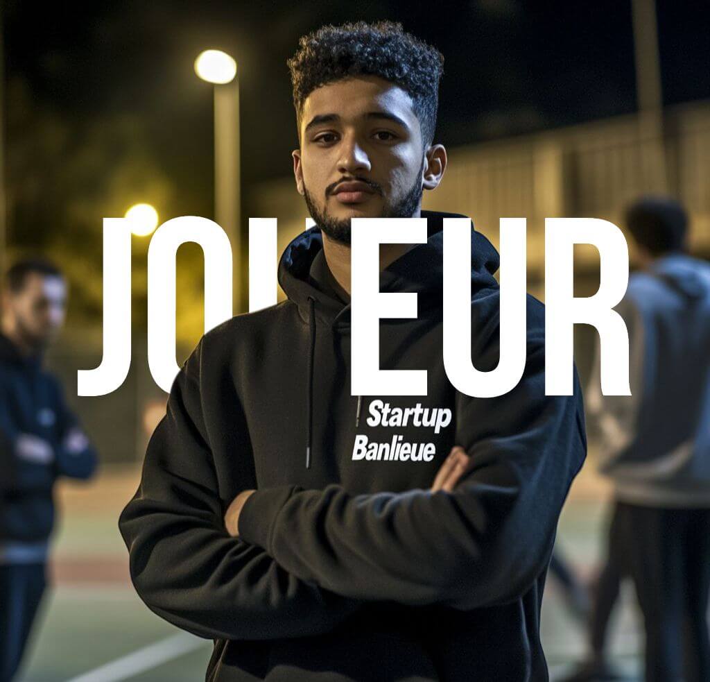 Joueur rejoignant une équipe pendant le weekend de détection La Ligue Startup Banlieue