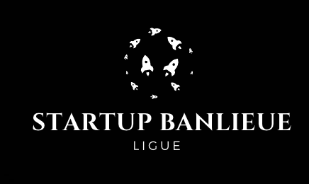 Affiche noire Startup Banlieue La ligue